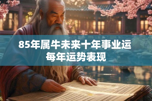85年属牛未来十年事业运 每年运势表现