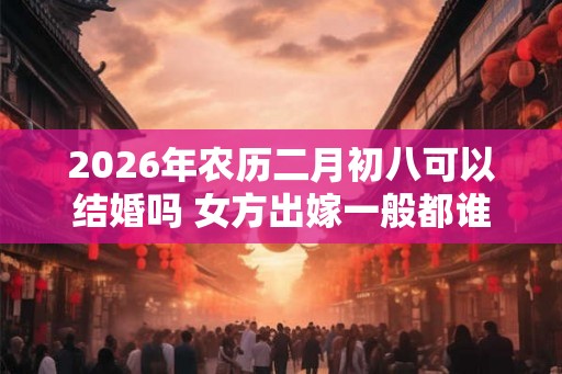 2026年农历二月初八可以结婚吗 女方出嫁一般都谁送嫁