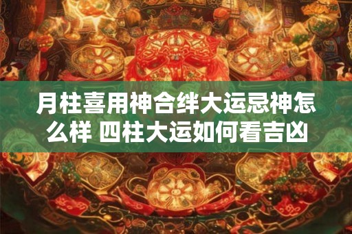 月柱喜用神合绊大运忌神怎么样 四柱大运如何看吉凶