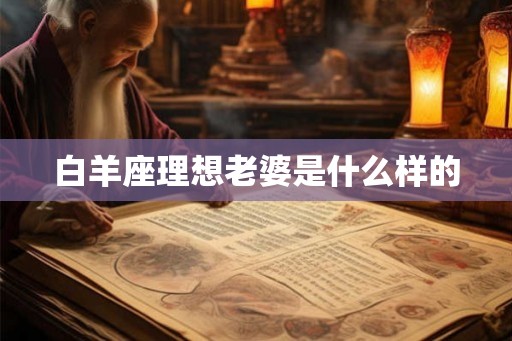 白羊座理想老婆是什么样的