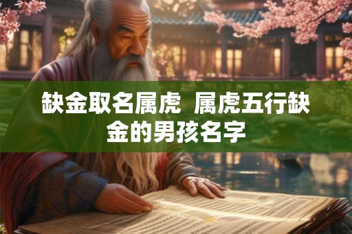 缺金取名属虎  属虎五行缺金的男孩名字