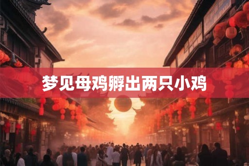 梦见母鸡孵出两只小鸡 梦见母鸡孵出两只小鸡