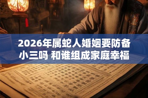 2026年属蛇人婚姻要防备小三吗 和谁组成家庭幸福 2026年属蛇人婚姻要防备小三吗 和谁组成家庭幸福