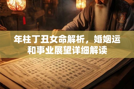 年柱丁丑女命解析,婚姻运和事业展望详细解读 年柱丁丑女命解析,婚姻运和事业展望详细解读