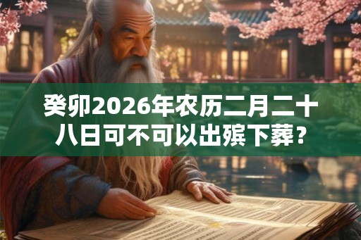 癸卯2026年农历二月二十八日可不可以出殡下葬？
