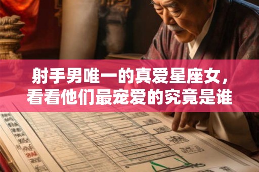 射手男唯一的真爱星座女，看看他们最宠爱的究竟是谁
