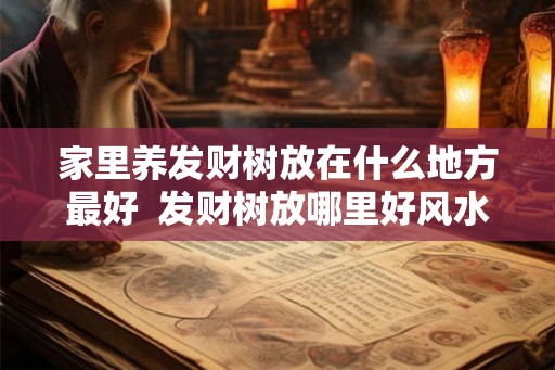 家里养发财树放在什么地方最好  发财树放哪里好风水