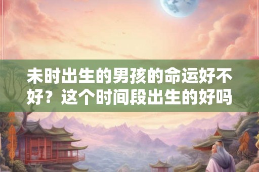 未时出生的男孩的命运好不好？这个时间段出生的好吗？