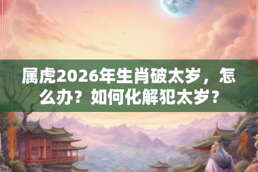 属虎2026年生肖破太岁，怎么办？如何化解犯太岁？