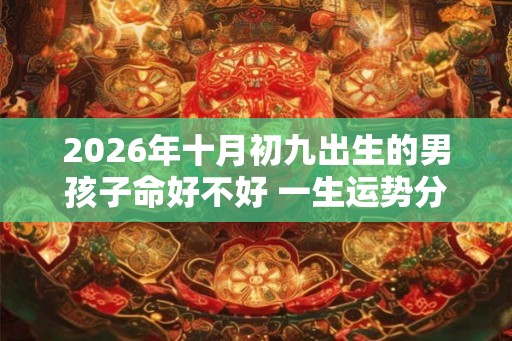 2026年十月初九出生的男孩子命好不好 一生运势分析 2026年十月初九出生的男孩子命好不好 一生运势分析
