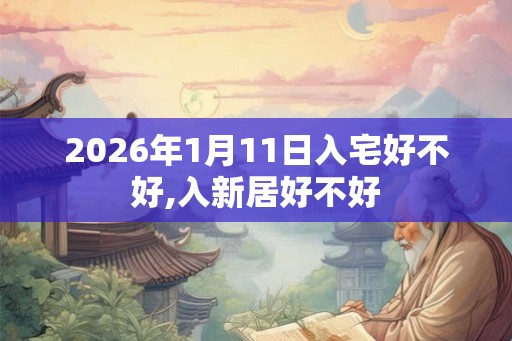 2026年1月11日入宅好不好,入新居好不好