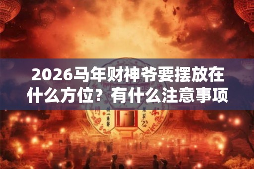 2026马年财神爷要摆放在什么方位？有什么注意事项？