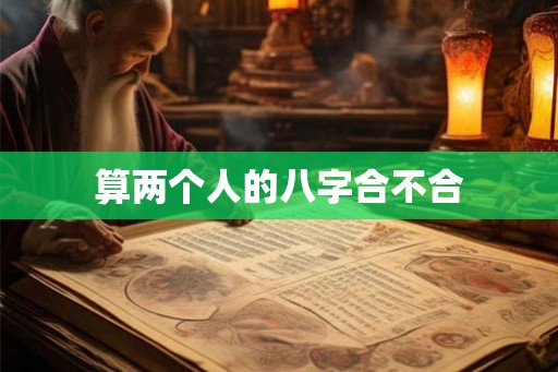 算两个人的八字合不合