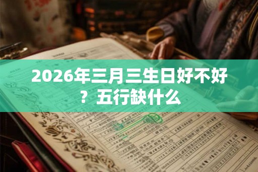 2026年三月三生日好不好?五行缺什么 2026年三月三生日好不好?五行缺什么