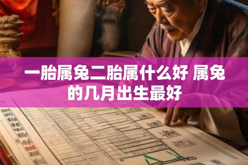 一胎属兔二胎属什么好 属兔的几月出生最好 一胎属兔二胎属什么好 属兔的几月出生最好