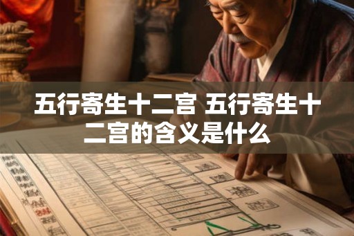 五行寄生十二宫 五行寄生十二宫的含义是什么 五行寄生十二宫 五行寄生十二宫的含义是什么