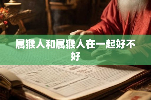 属猴人和属猴人在一起好不好 属猴人和属猴人在一起好不好