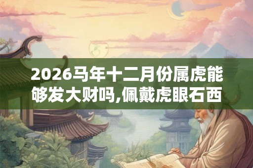 2026马年十二月份属虎能够发大财吗,佩戴虎眼石西北求财