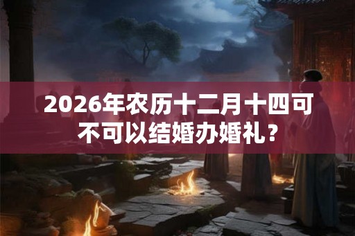 2026年农历十二月十四可不可以结婚办婚礼? 2026年农历十二月十四可不可以结婚办婚礼?