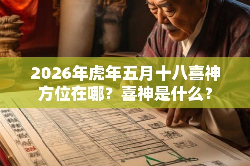 2026年虎年五月十八喜神方位在哪?喜神是什么? 2026年虎年五月十八喜神方位在哪?喜神是什么?