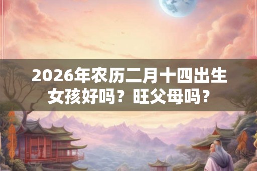 2026年农历二月十四出生女孩好吗？旺父母吗？