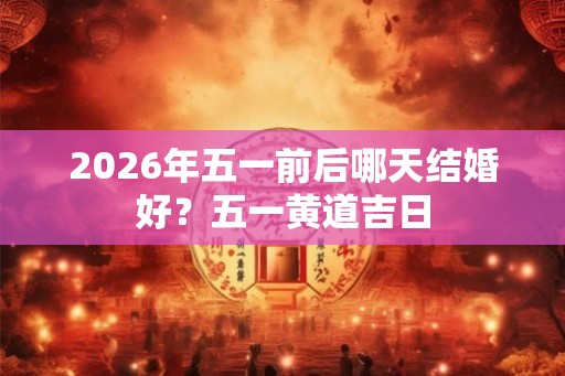 2026年五一前后哪天结婚好？五一黄道吉日