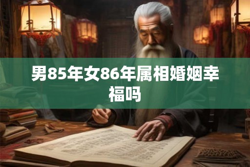 男85年女86年属相婚姻幸福吗