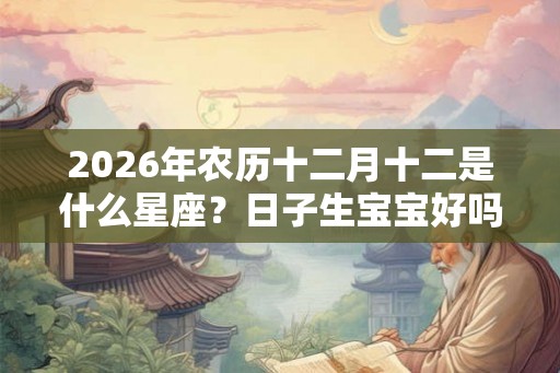 2026年农历十二月十二是什么星座？日子生宝宝好吗？