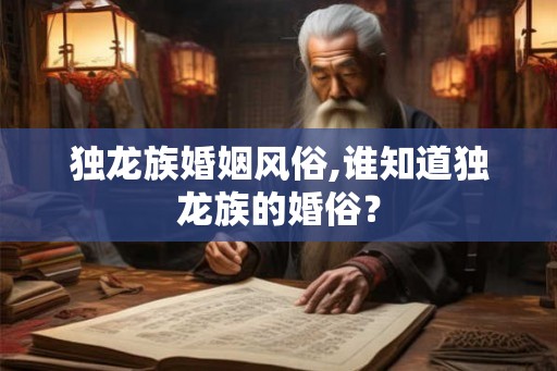 独龙族婚姻风俗,谁知道独龙族的婚俗？