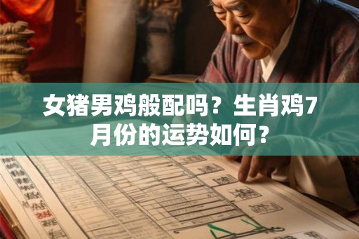 女猪男鸡般配吗？生肖鸡7月份的运势如何？