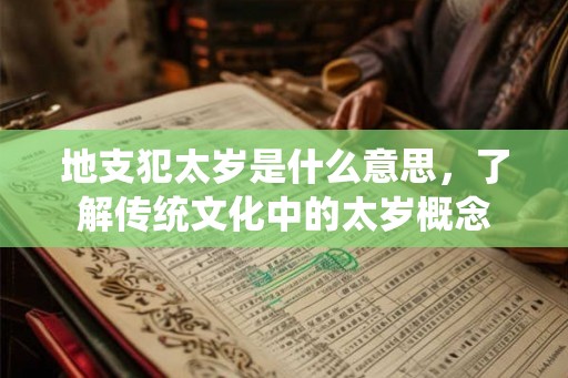 地支犯太岁是什么意思，了解传统文化中的太岁概念