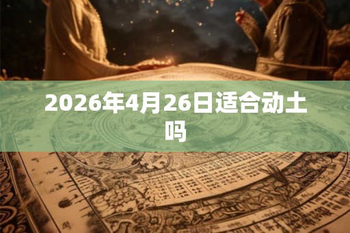 2026年4月26日适合动土吗