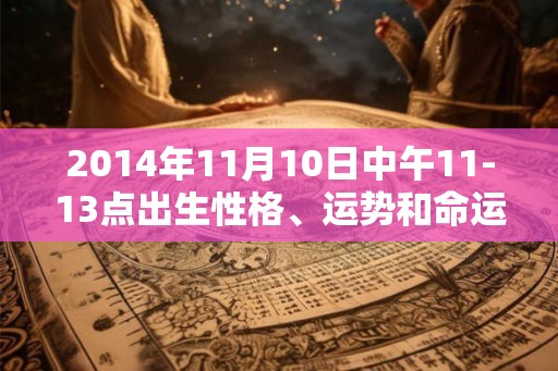 2014年11月10日中午11-13点出生性格、运势和命运