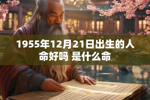 1955年12月21日出生的人命好吗 是什么命