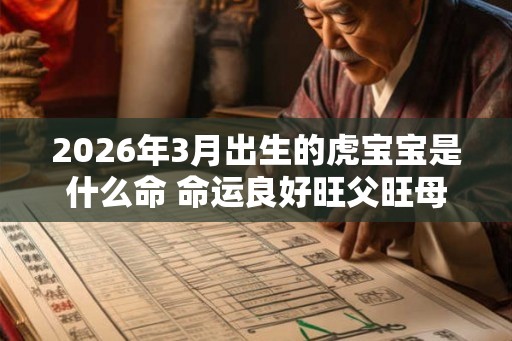 2026年3月出生的虎宝宝是什么命 命运良好旺父旺母 2026年3月出生的虎宝宝是什么命 命运良好旺父旺母