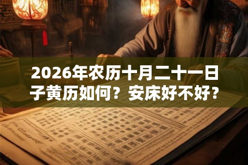 2026年农历十月二十一日子黄历如何？安床好不好？