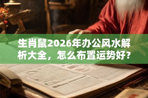 生肖鼠2026年办公风水解析大全，怎么布置运势好？
