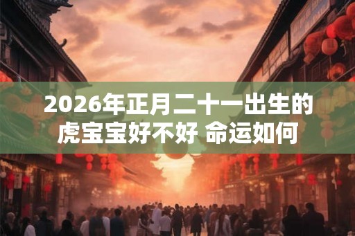 2026年正月二十一出生的虎宝宝好不好 命运如何