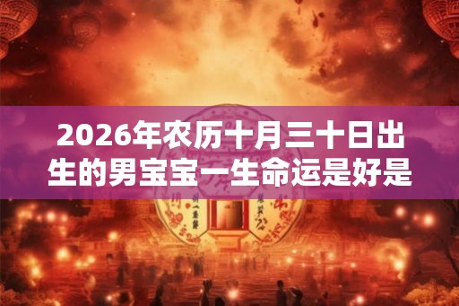 2026年农历十月三十日出生的男宝宝一生命运是好是坏
