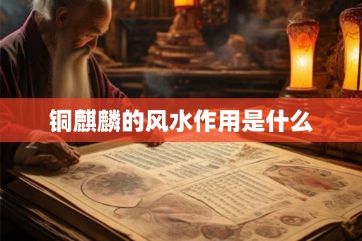 铜麒麟的风水作用是什么