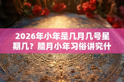 2026年小年是几月几号星期几？腊月小年习俗讲究什么？