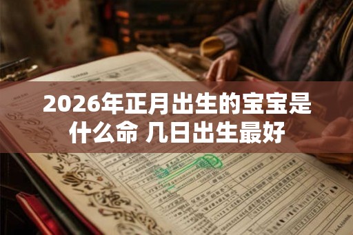 2026年正月出生的宝宝是什么命 几日出生最好