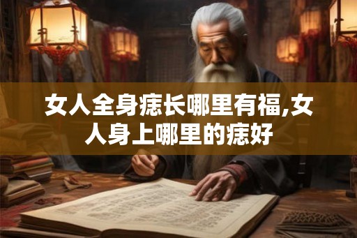 女人全身痣长哪里有福,女人身上哪里的痣好
