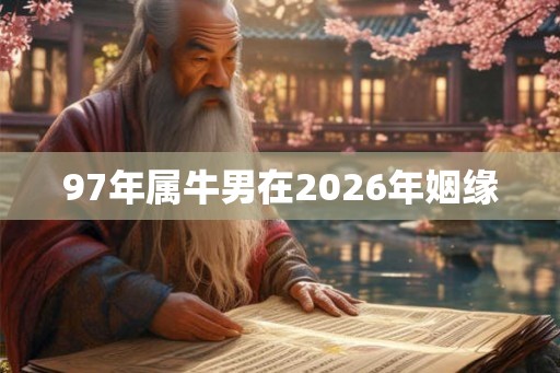 97年属牛男在2026年姻缘