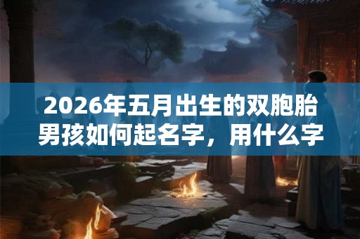 2026年五月出生的双胞胎男孩如何起名字，用什么字比较好