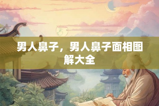 男人鼻子，男人鼻子面相图解大全