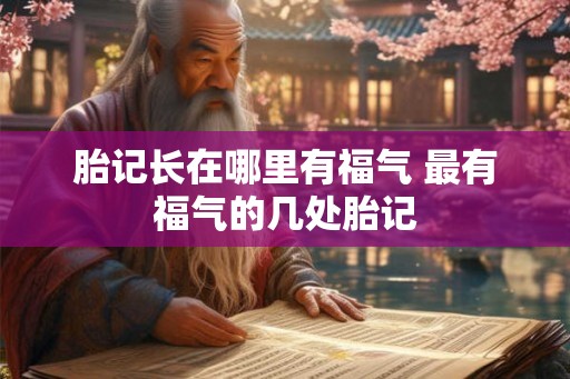 胎记长在哪里有福气 最有福气的几处胎记