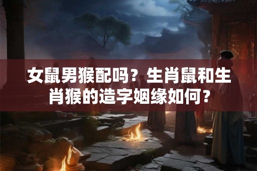 女鼠男猴配吗？生肖鼠和生肖猴的造字姻缘如何？