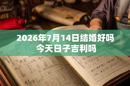 2026年7月14日结婚好吗 今天日子吉利吗
