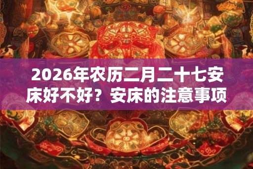 2026年农历二月二十七安床好不好?安床的注意事项? 2026年农历二月二十七安床好不好?安床的注意事项?
